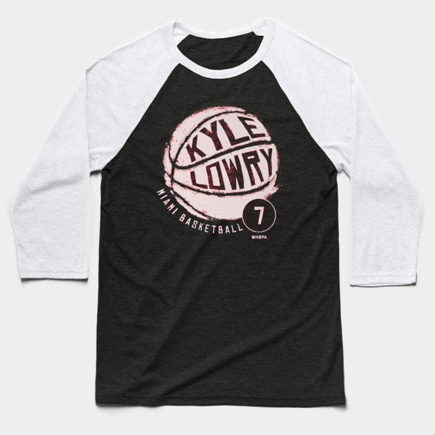 Kyle Lowry Miami Basketball Baseball T-Shirt by TodosRigatSot